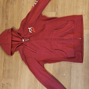 Peloton Burgundy  Hoodie Size Medium